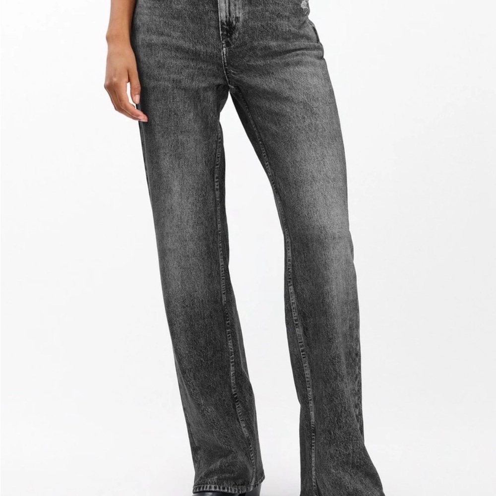 rag & bone Miramar Shea Ankle-Length Pants color Raven - Picture 9 of 11